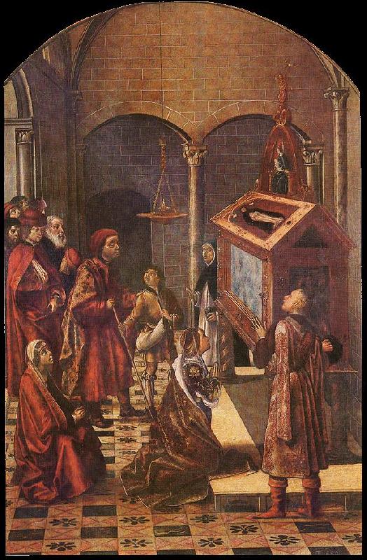BERRUGUETE, Pedro The Tomb of Saint Peter Martyr Sweden oil painting art